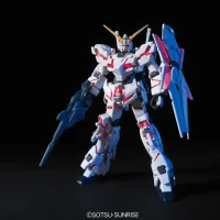 BANDAI HOBBY HGUC 1/144 #100 RX-0 UNICORN GUNDAM (DESTROY MODE) - Mobile Suit Gundam Unicorn / Narrative - photo 3