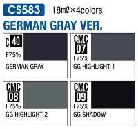 GSI Creos Mr Color - Color Modulation Set German Gray - Paints - photo 2