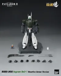 threezero Patlabor 2: The Movie - ROBO-DOU Ingram Unit 1 Reactive Armor Version - Mobile Police Patlabor - photo 1