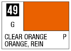 Mr. Color 49 - Clear Orange (Gloss/Primary)