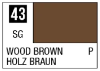 GSI Creos Mr Color Spray - S43 Wood Brown (Semi-Gloss/Primary) - Paints - photo 1
