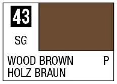 GSI Creos Mr Color Spray - S43 Wood Brown (Semi-Gloss/Primary) - Paints