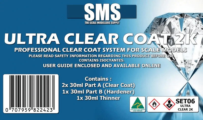 The Scale Modellers Supply (SMS) ULTRA CLEAR COAT 2K - Paints