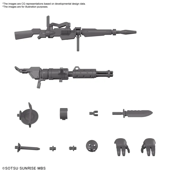 HG 1/144 EXPANSION PARTS SET for DEMI TRAINER