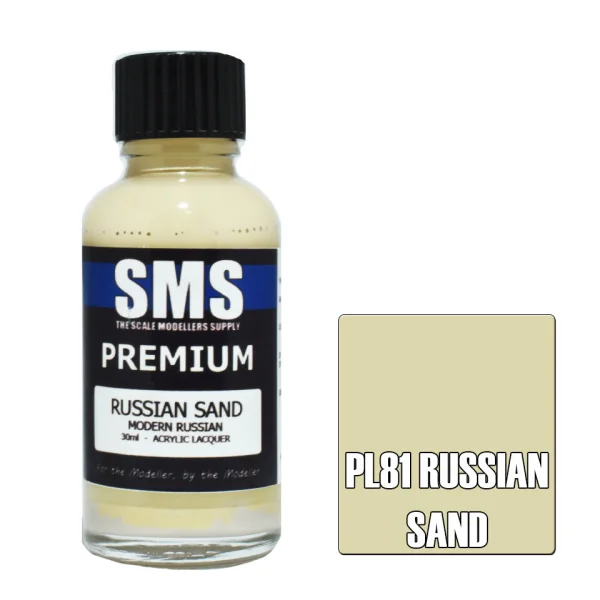 The Scale Modellers Supply (SMS) Premium RUSSIAN SAND 30ml - Paints