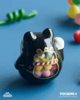 TOYZEROPLUS PP X MONSTER Sparkle Lucky Kitten Daruma Blind Box - PP X Monster - photo 55