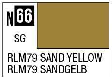 GSI Creos Acrysion N66 - RLM79 Sand Yellow (Semi-Gloss/Aircraft) - Paints