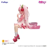 FuRyu Hatsune Miku Noodle Stopper Figure -Sakura Miku 2025 Wink ver.- - Hatsune Miku - photo 3
