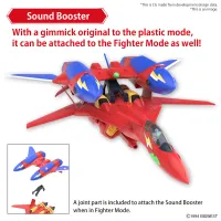 BANDAI HOBBY HG 1/100 VF-19 CUSTOM FIRE VALKYRIE WITH SOUND BOOSTER - Macross - photo 8