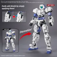 BANDAI HOBBY CUSTOMIZE MATERIAL (DECORATION PARTS 1 WHITE) - 30 Minutes Label - photo 2