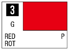 GSI Creos Mr. Color 3 - Red (Gloss/Primary) - Paints