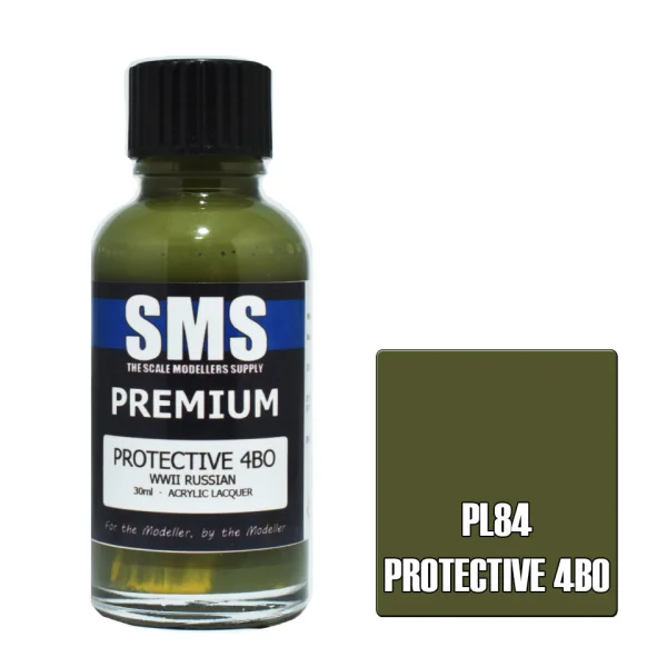 The Scale Modellers Supply (SMS) Premium PROTECTIVE 4BO 30ml - Paints