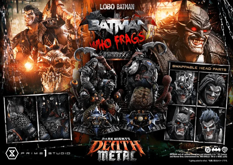 Museum Masterline Dark Nights: Death Metal (Comics) Lobo Batman: Batman Who Frags (Concept design by Carlos D'Anda) Deluxe Version