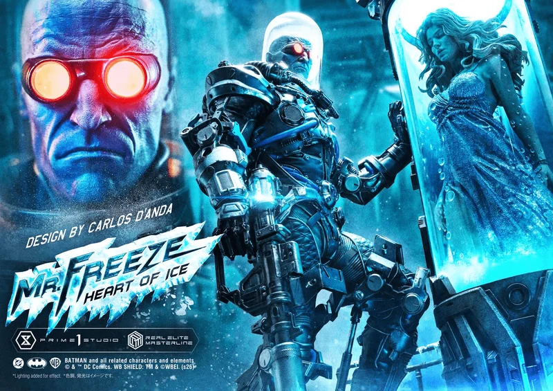 Real Elite Masterline Batman (Comics) Mr. Freeze Heart of Ice (Design by Carlos D'Anda)