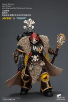 JOYTOY Space Wolves Wolf Priest with Absolvor Bolt Pistol and Crozius - Warhammer 40K - photo 12