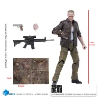 HIYA TOYS Exquisite Mini Series 1/18 Scale 4 Inch The Walking Dead Merle Action Figure - The Walking Dead - photo 5