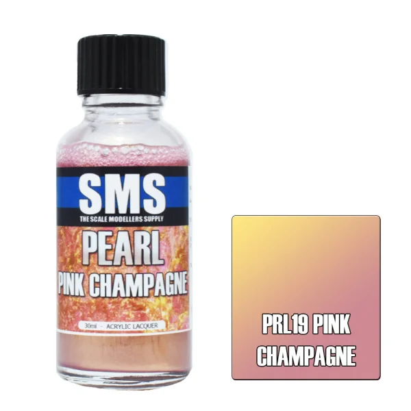 The Scale Modellers Supply (SMS) Pearl PINK CHAMPAGNE 30ml - Paints