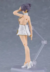 Max Factory figma Female Body (Mika) with Mini Skirt Chinese Dress Outfit (White) - Action Figures - photo 4