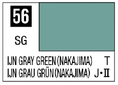 GSI Creos Mr. Color 56 - LJN Gray Green (Semi-Gloss/Tank) - Paints
