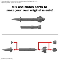 BANDAI HOBBY 30MM 1/144 OPTION PARTS SET 21 （MULTI MISSILE 1） - 30 Minutes Missions (30MM) - photo 5