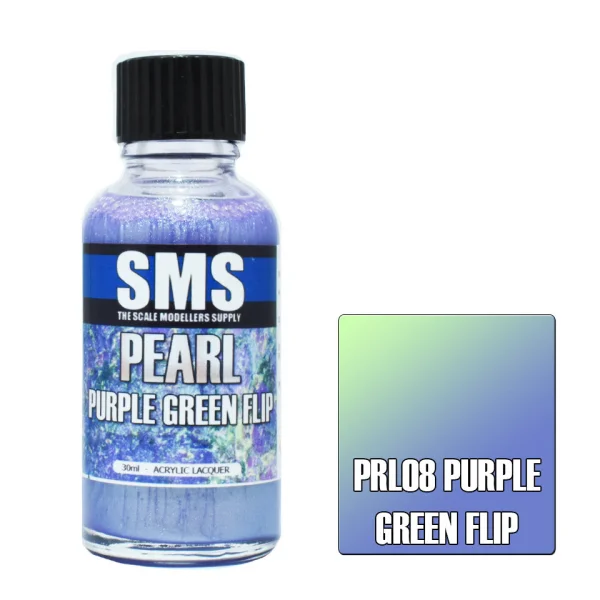 The Scale Modellers Supply (SMS) Pearl PURPLE GREEN FLIP 30ml - Paints