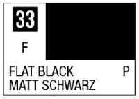 GSI Creos Mr Color Spray - S33 Flat Black (Flat/Primary) - Paints - photo 1