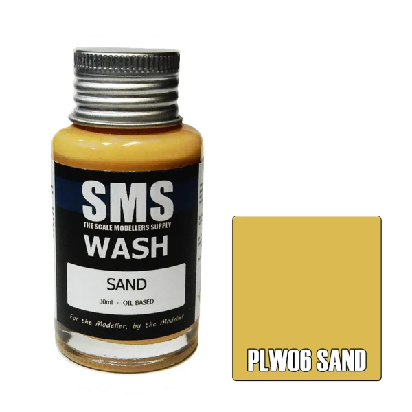 The Scale Modellers Supply (SMS) Wash SAND 30ml - Paints