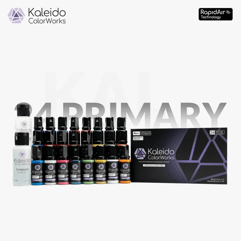 Gaahleri 24 Color Primary Set - Paints