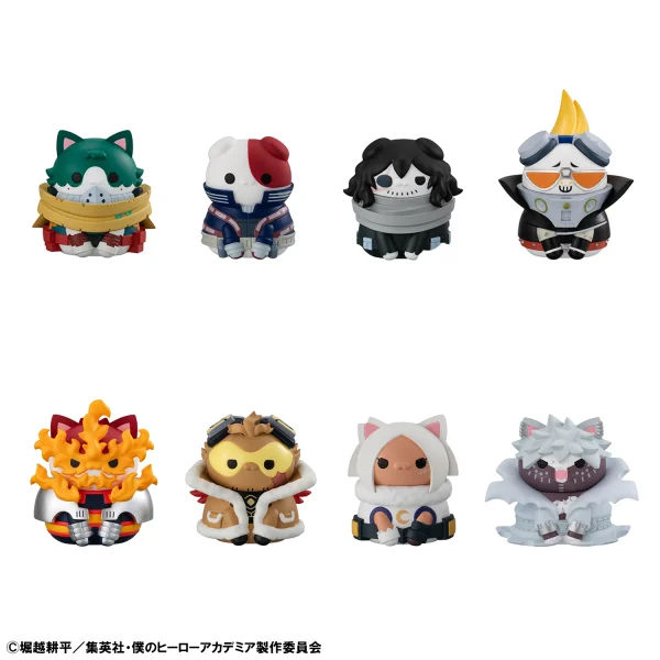 MEGA CAT PROJECT My Hero Academia Heroaca Cats NO.01 (8pc per box)