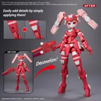 BANDAI HOBBY CUSTOMIZE MATERIAL (DECORATION PARTS 1 WHITE) - 30 Minutes Label - photo 4