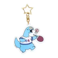 GoodSmile Moment Gal & Dino Glow-in-the-Dark Acrylic Keychain Table Tennis - Gal & Dino - photo 5