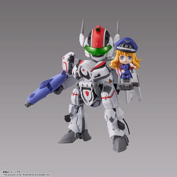 VF-25F MESSIAH VALKYRIE (ALTO USE) with SHERYL Macross Frontier, Bandai Spirits Tiny Session