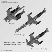 BANDAI HOBBY 30MM 1/144 Extended Armament Vehicle (ATTACK SUBMARINE Ver.) [LIGHT GRAY] - 30 Minutes Missions (30MM) - photo 2