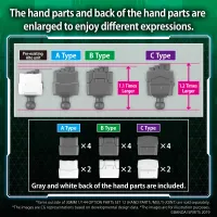 BANDAI HOBBY 30MM 1/144 OPTION PARTS SET 12 (HAND PARTS /MULTI-JOINT) - 30 Minutes Missions (30MM) - photo 3