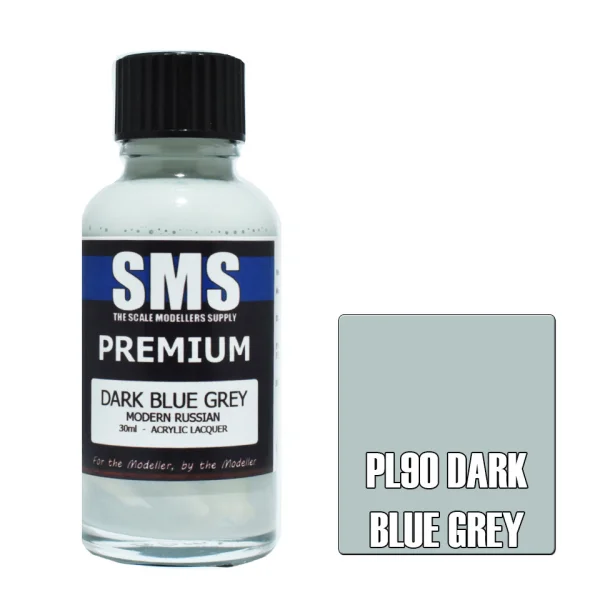 The Scale Modellers Supply (SMS) Premium DARK BLUE GREY - MODERN RUSSIAN 30ml - Paints