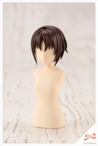 KOTOBUKIYA AFTER SCHOOL SHORT WIG TYPE: A [WHITE & CHOCOLATE BROWN] - SOUSAISHOJOTEIEN - photo 3