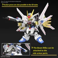 BANDAI HOBBY SD GUNDAM CROSS SILHOUETTE MIGHTY STRIKE FREEDOM GUNDAM - Mobile Suit Gundam SEED FREEDOM - photo 6