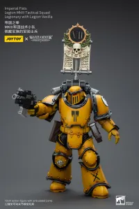 JOYTOY Imperial Fists   Legion MkIII Tactical Squad Legionary with Legion Vexilla - Warhammer 40K - photo 6