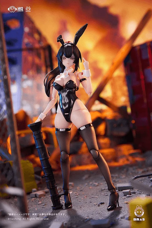 Sushing Attacker Runa 1/12 Articulated Figure - BUNNY RAPID ACTION SQUAD