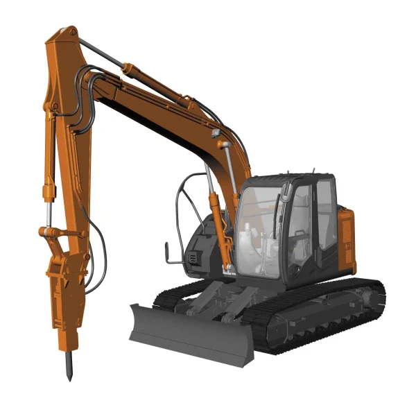 1/35  HITACHI EXCAVATOR ZAXIS 135US HYDRAULIC BREAKER