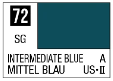 GSI Creos Mr. Color 72 - Intermediate Blue (Semi-Gloss/Aircraft) - Paints