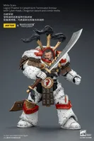 JOYTOY White Scars Legion Praetor in Cataphractii Terminator Armour with Cyber Hawk, Chogorian sword and combi-melta - Warhammer 40K - photo 5