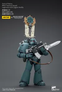 JOYTOY Sons of Horus MKVI Tactical Squad Legionary with Legion Vexilla - Warhammer 40K - photo 8
