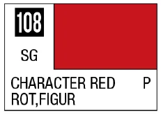 GSI Creos Mr Color Spray - S108 Character Red (Semi-Gloss/Primary) - Paints
