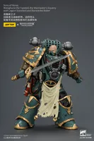 JOYTOY Sons of Horus Maloghurst the Twisted, the Warmaster's Equerry with Legion Standard and Banestrike Bolter - Warhammer 40K - photo 19