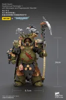 JOYTOY Death Guard Deathshroud Terminator 1 with Manreaper and Plaguespurter Gauntlet - Warhammer 40K - photo 8