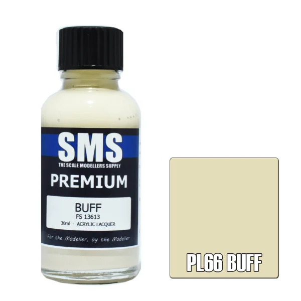 The Scale Modellers Supply (SMS) Premium BUFF FS13613 30ml - Paints