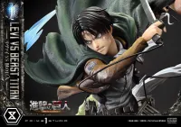 Prime 1 Studio Ultimate Premium Masterline  TV animation Attack On Titan  Levi versus Beast Titan Bonus Version - Attack on Titan - photo 13
