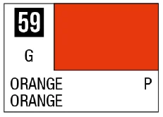 GSI Creos Mr. Color 59 - Orange (Semi-Gloss/Aircraft) - Paints