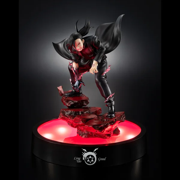 MegaHouse Precious G.E.M. FULLMETAL ALCHEMIST GREED (Ling・Yao) (With LED Base Stand) - Fullmetal Alchemist: Brotherhood
